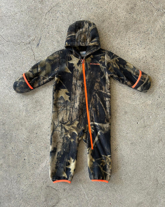 columbia hooded camo overalls