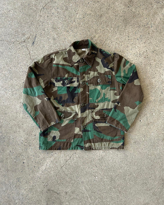 vintage woodland camo jacket