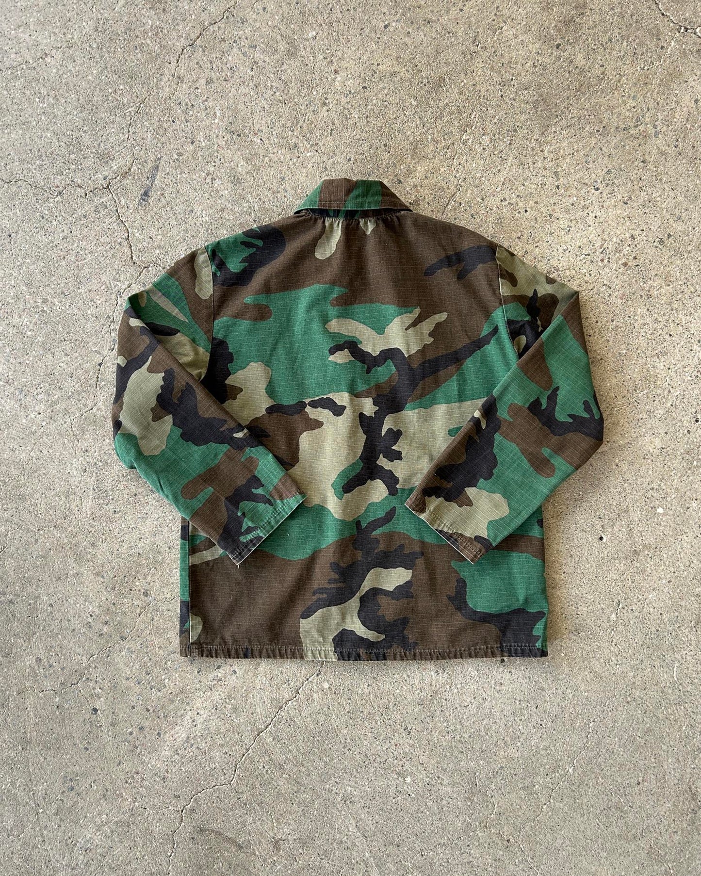 vintage woodland camo jacket