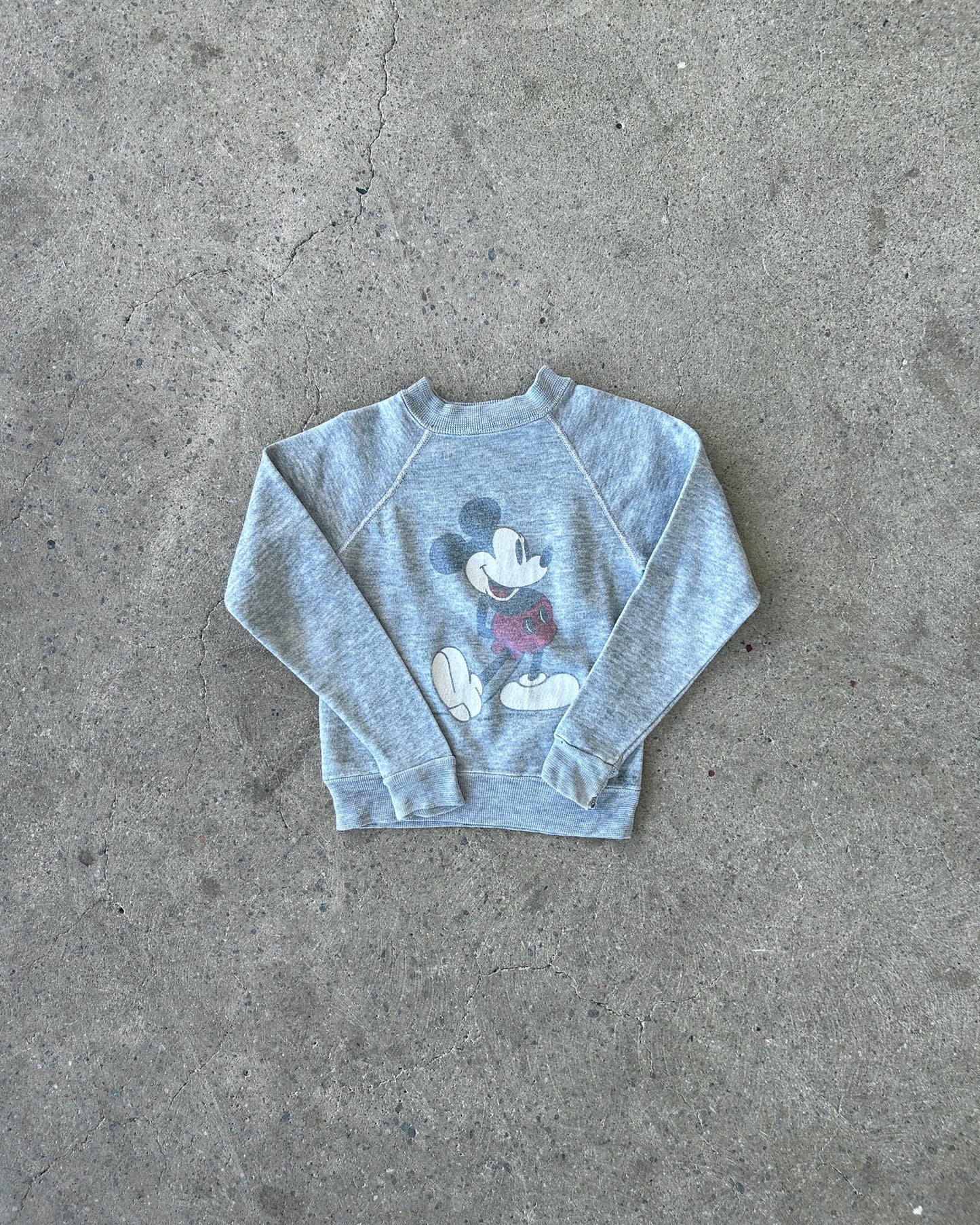 mickey mouse raglan sweater