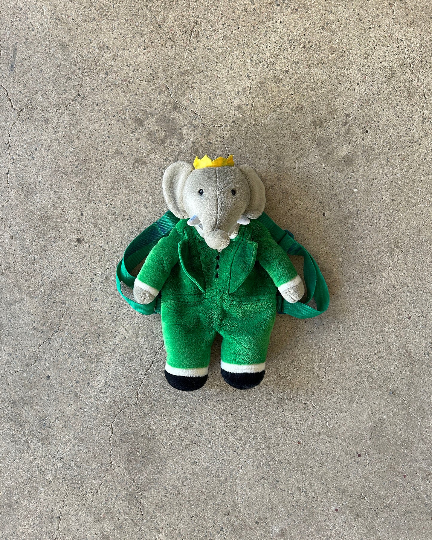 babar plush backpack