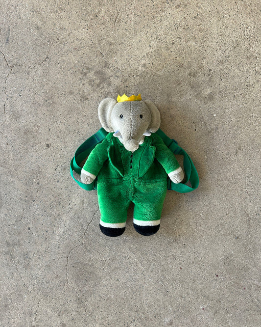babar plush backpack
