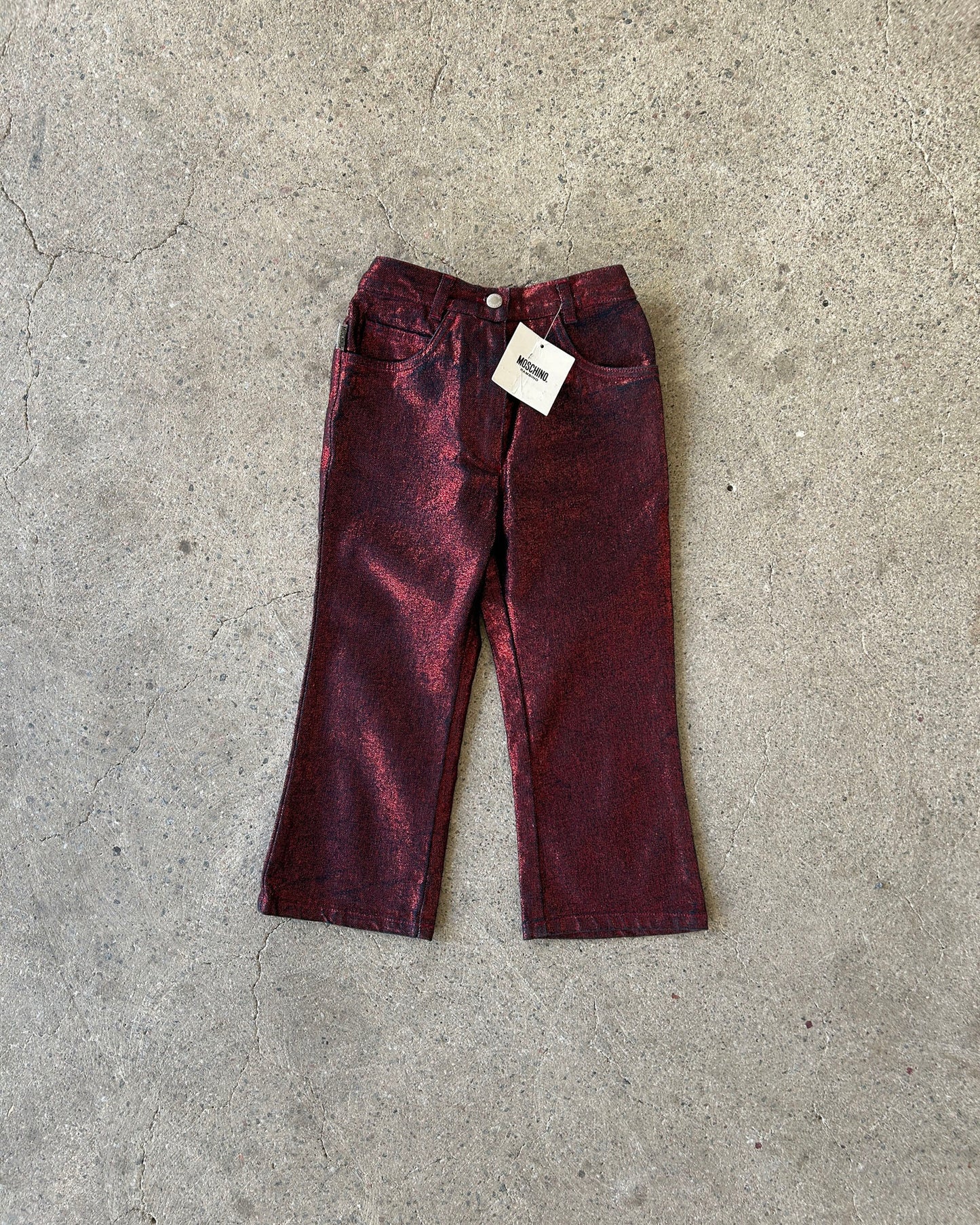 moschino glitter pants