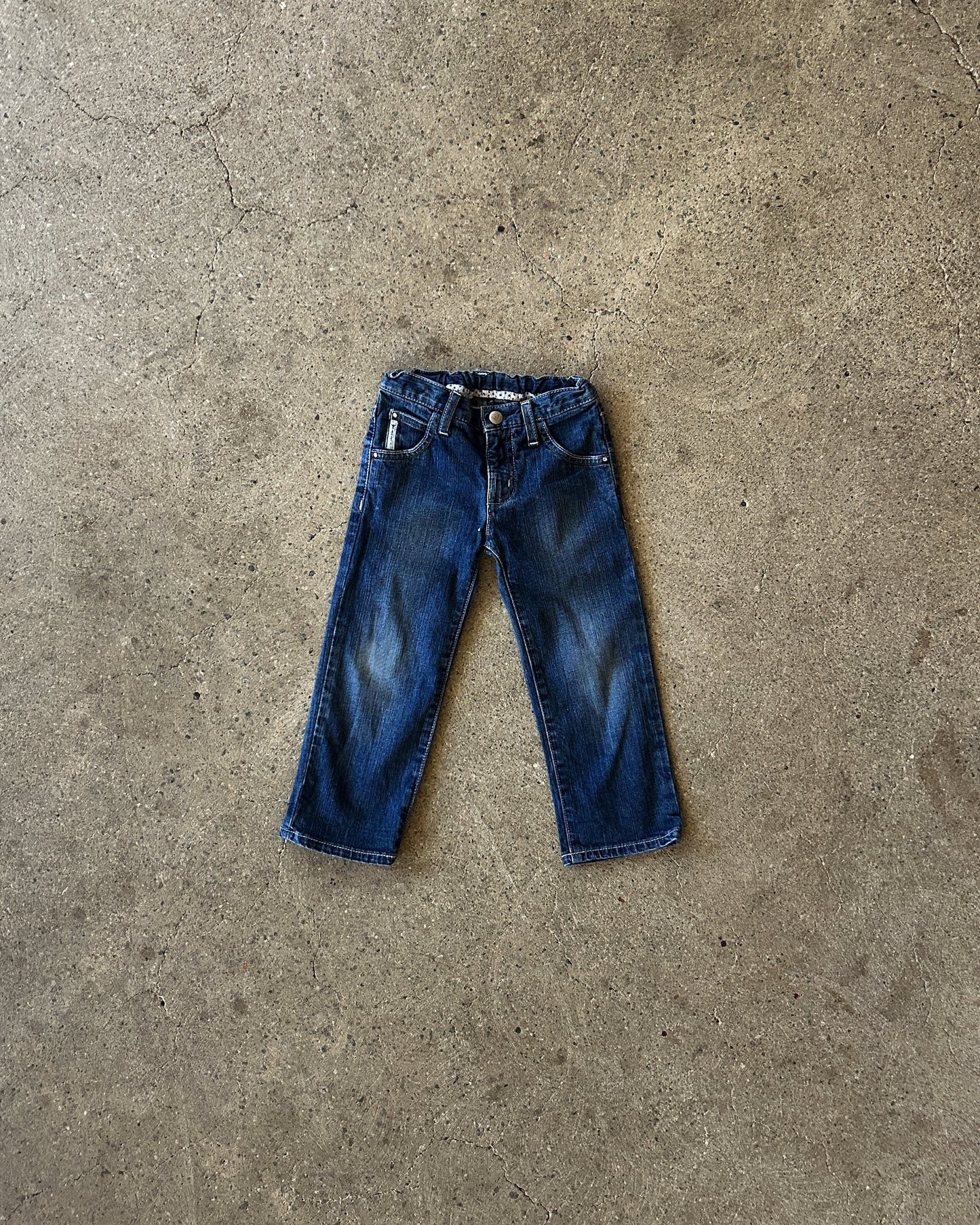 armani junior rhinestone jeans