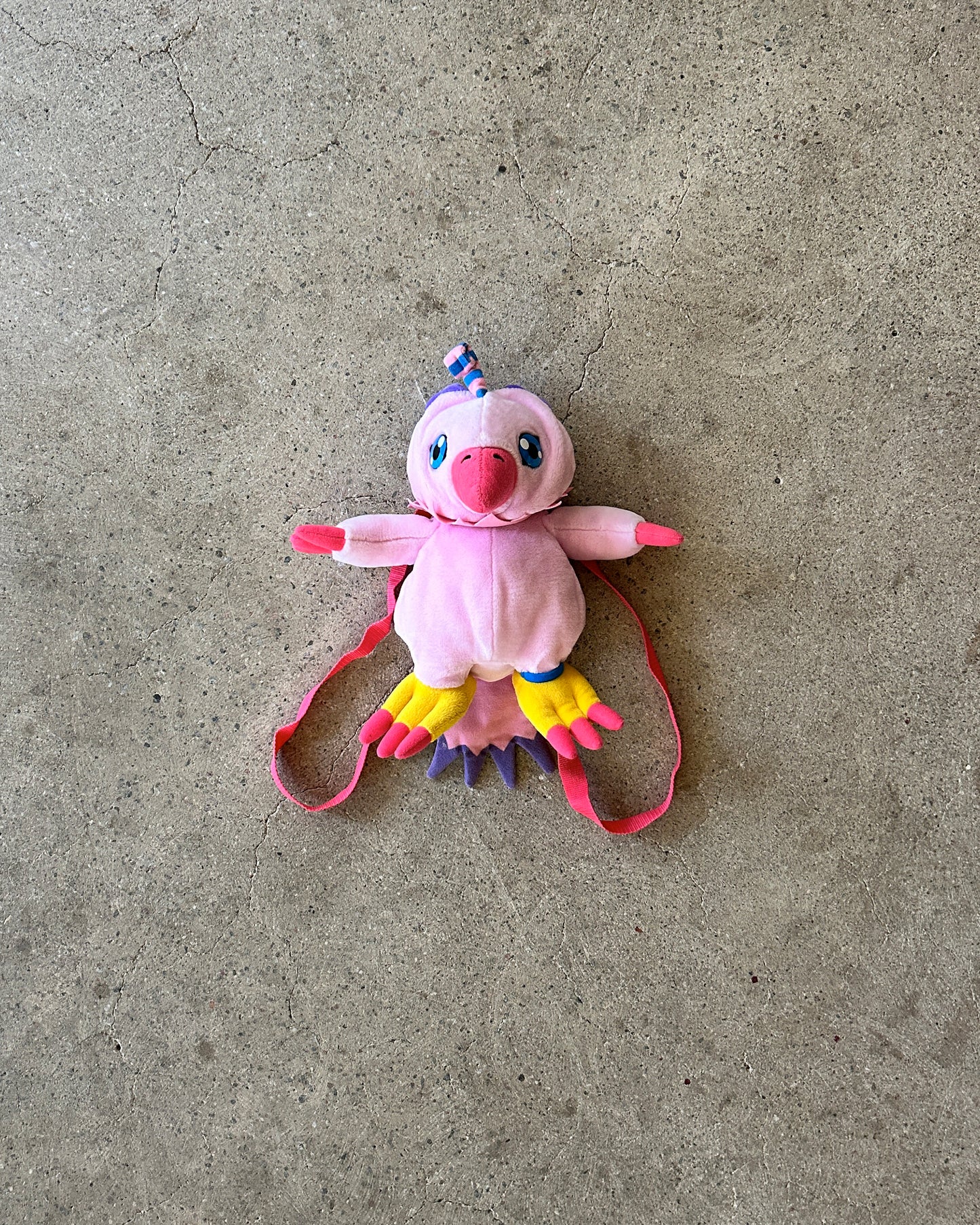 digimon biyomon plush backpack