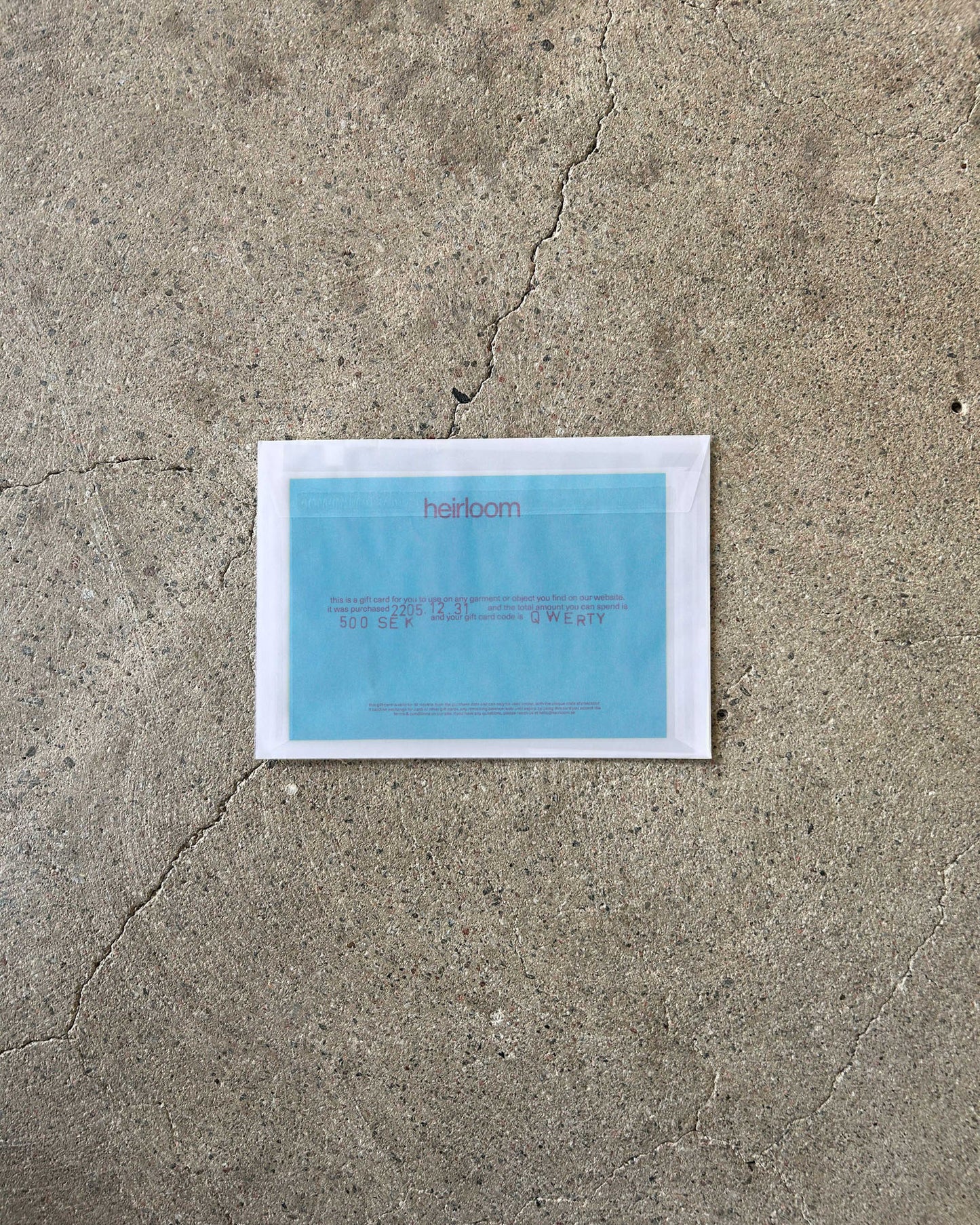 gift card blue