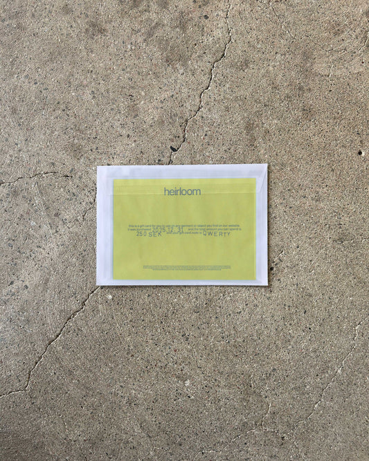 gift card yellow