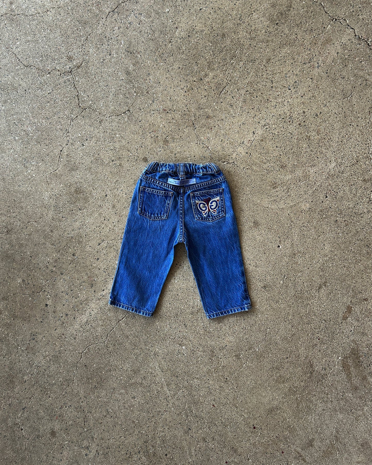 gucci embroidered jeans