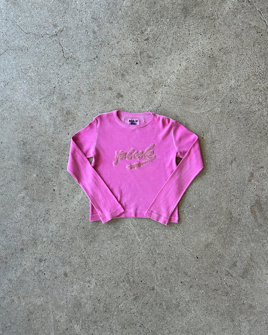 replay ribbed long sleeve t-shirt
