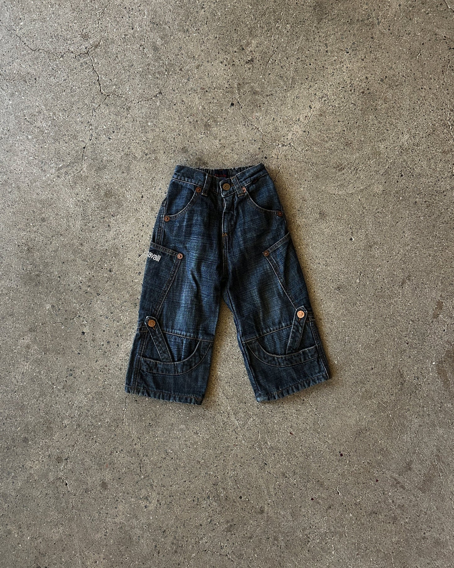 roberto cavalli devils denim jeans